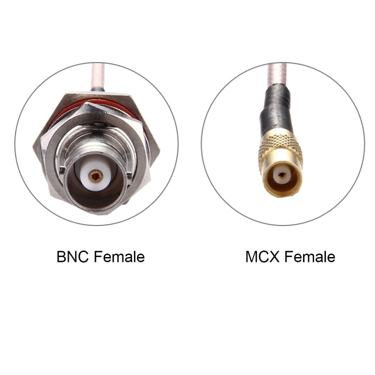20cm BNC Female to MCX Female RG316 Cable, 20cm 20cm BNC Female to MCX Female RG316 Cable, 20cm